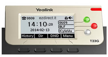 Yealink SIP-T23p display telefono voip display Yealink SIP-T23P